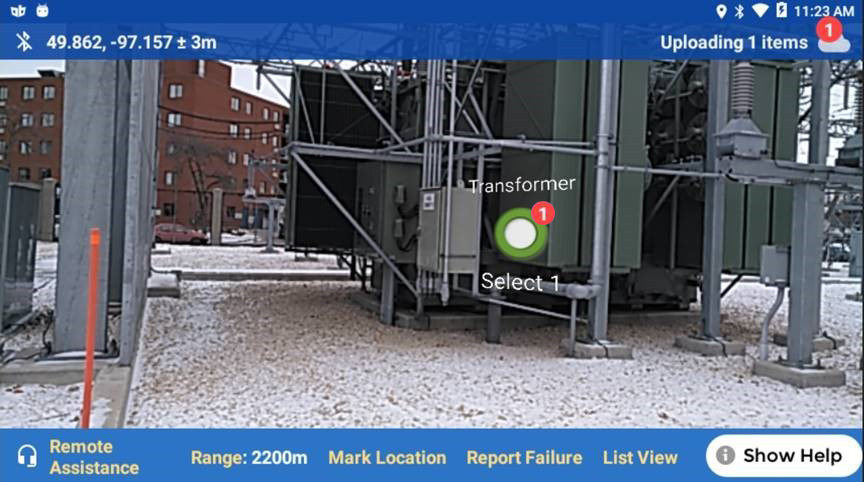 The VisualSpection platform, coupled with Heads Up Displays, seamlessly observes, collects and organizes site-specific information from any system, including substations, distribution lines, transmission lines or power plants.
