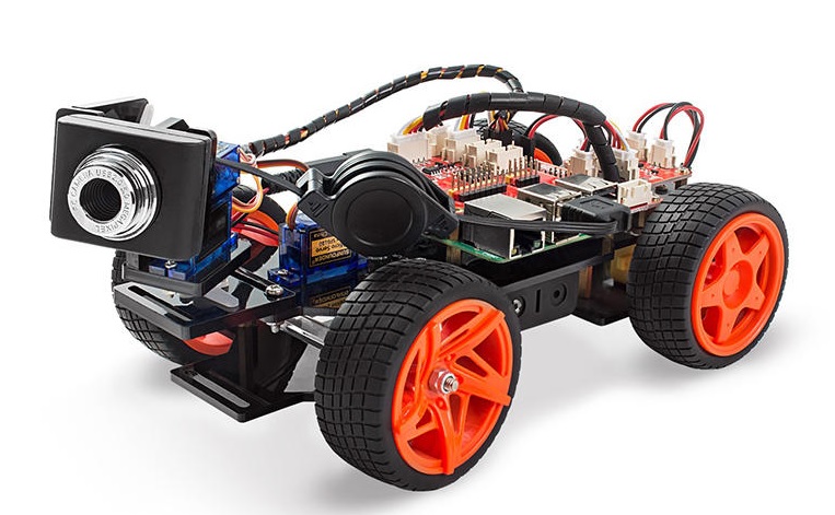 SunFounder Smart Video Robot Car for Raspberry Pi ,with remote control