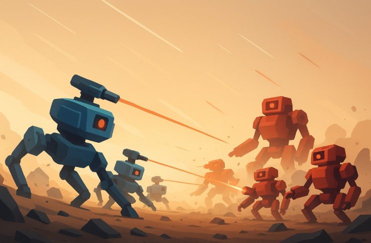 From rules to probabilities: How AI is teaching robot swarms to battle smarter robot swarms